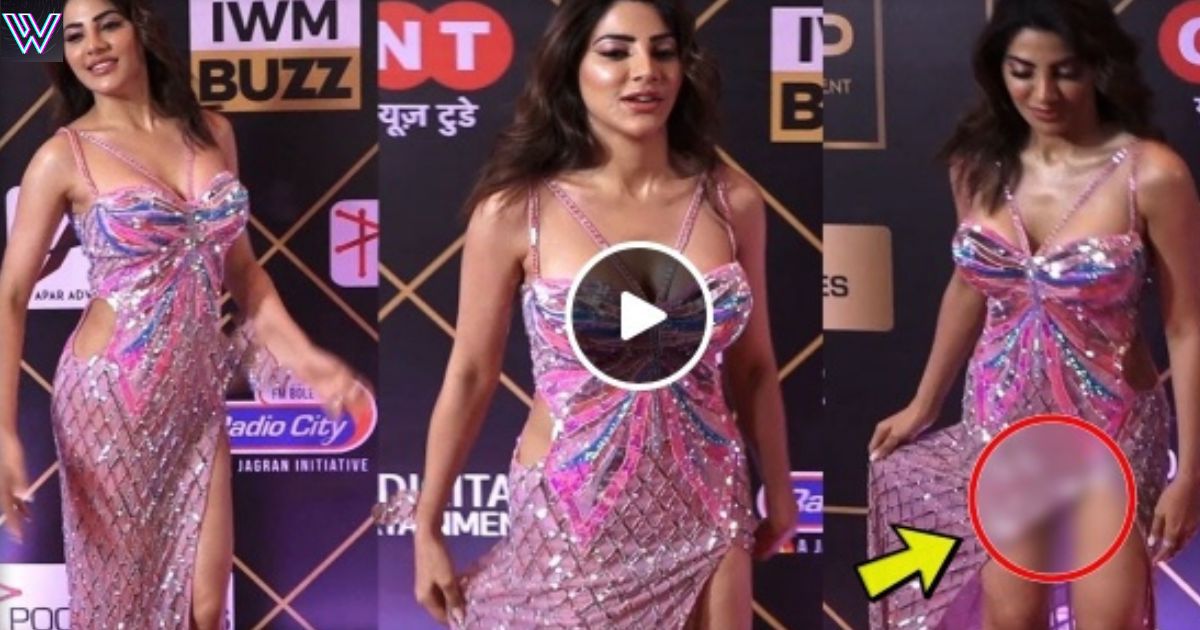 Nikki Tamboli wore such a tight dress at the party